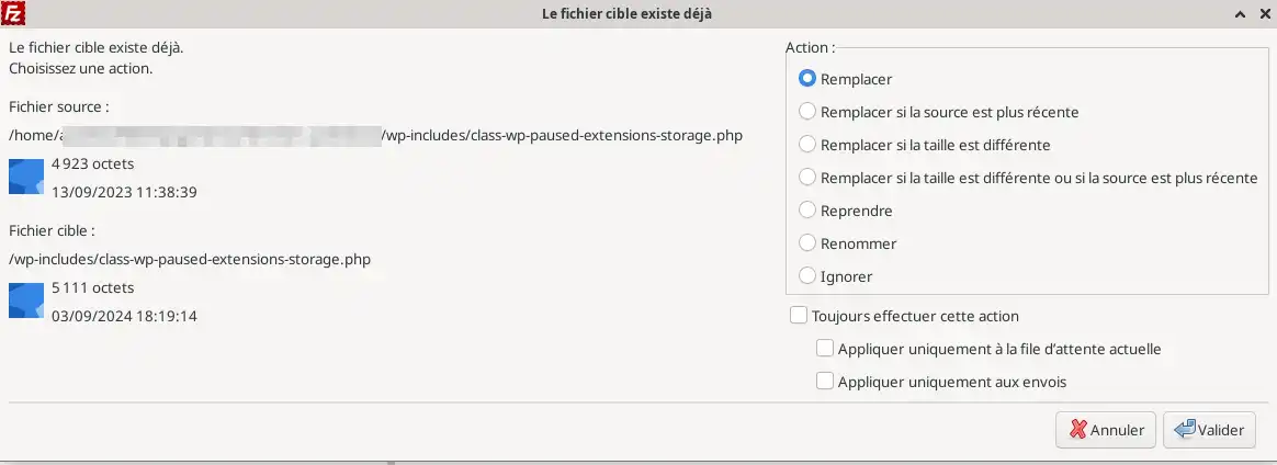 Click to display the original image Comment publier un site par FTP avec FileZilla, Cyberduck ou WinSCP ?