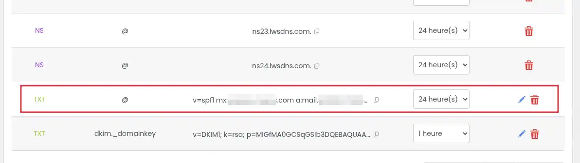 Comment lier un nom de domaine LWS au service Mailjet ?