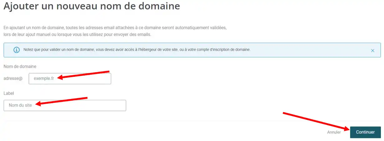 Comment lier un nom de domaine LWS au service Mailjet ?