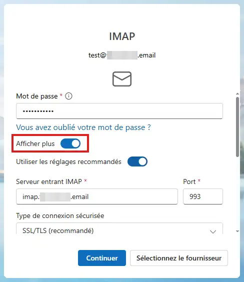 Comment configurer une adresse e-mail LWS dans le nouvel Outlook pour Windows ?