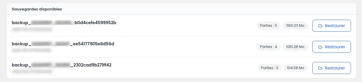 Comment cr&eacute;er et importer une sauvegarde WordPress sur le WPManager