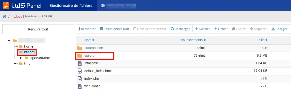 Comment restaurer la version en ligne de votre site SiteBuilder Pro