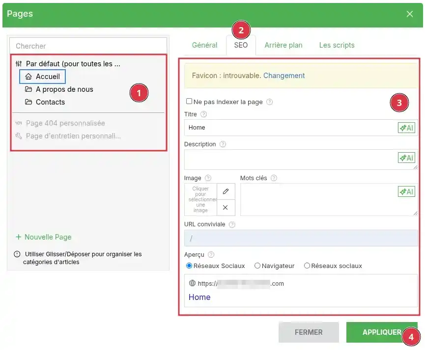 Optimiser le r&eacute;f&eacute;rencement d&rsquo;un site avec SiteBuilder Pro