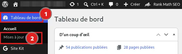 Comment effectuer une mise &agrave; jour de Wordpress vers la derni&egrave;re version ?