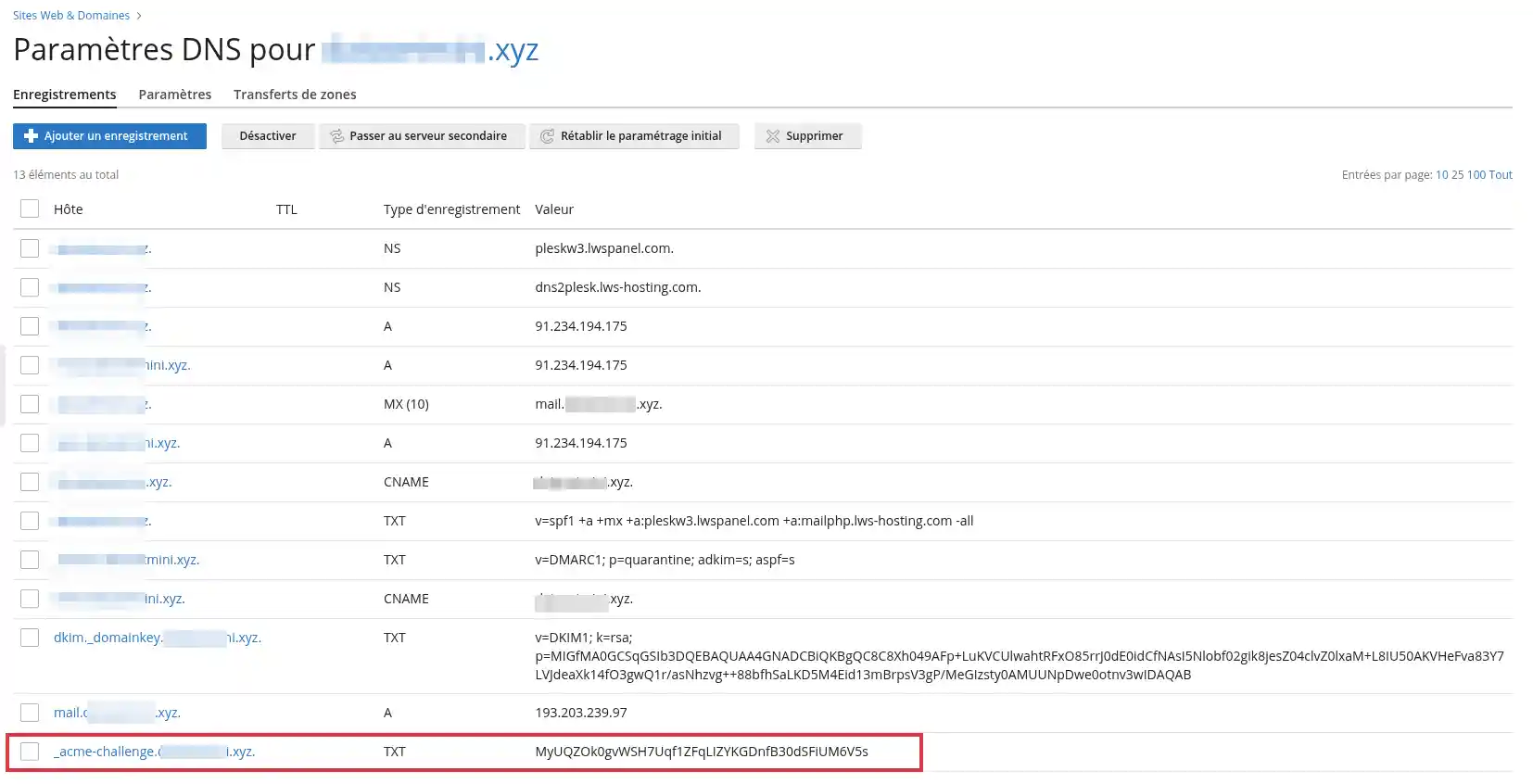 Comment installer un certificat SSL/TLS Let&rsquo;s Encrypt sur Plesk ?