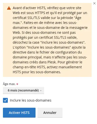 Comment installer un certificat SSL/TLS Let&rsquo;s Encrypt sur Plesk ?