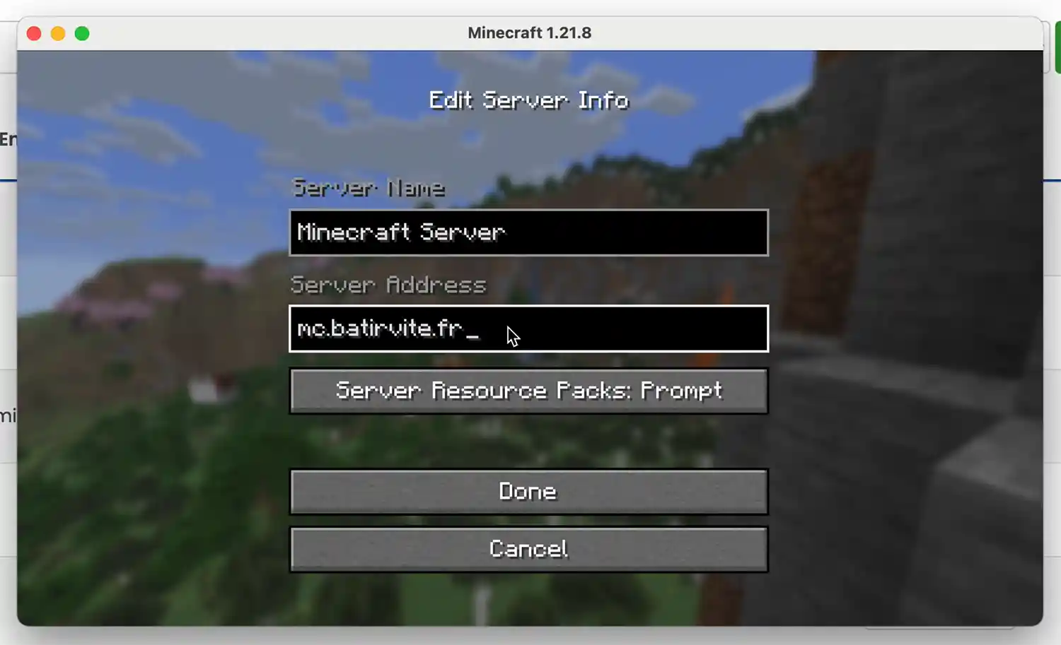 Comment lier votre nom de domaine à un serveur Minecraft