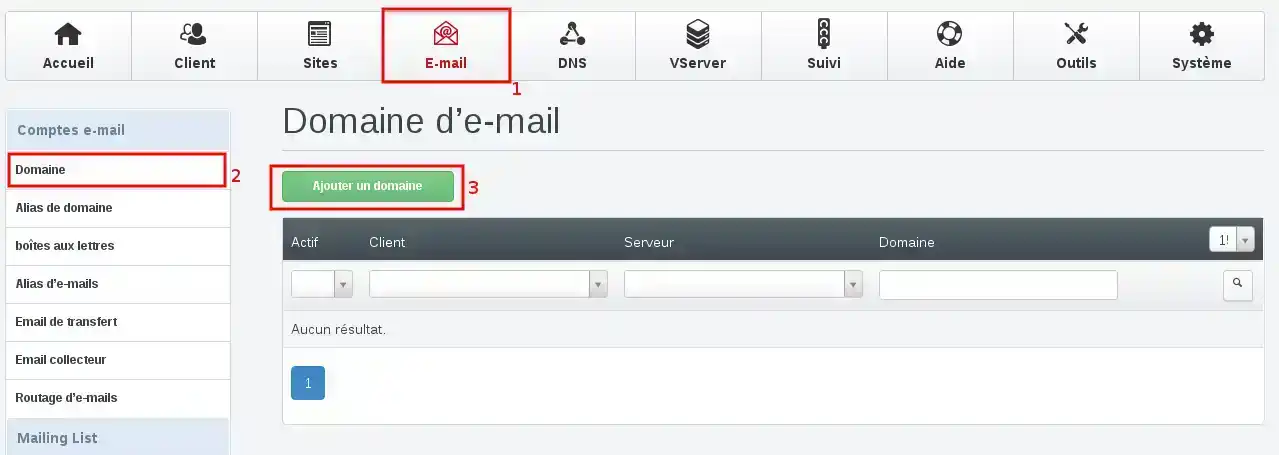 Comment créer une adresse mail dans un serveur dédié VPS ?