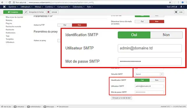 Comment configurer un SMTP sur un CMS