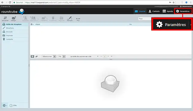 Webmail : Guide d'utilisation Roundcube - Comment créer un auto-répondeur ?