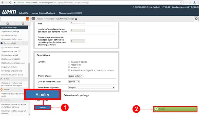 How do I create a personalised hosting package? 