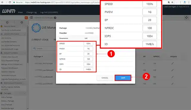 How do I create a personalised hosting package? 