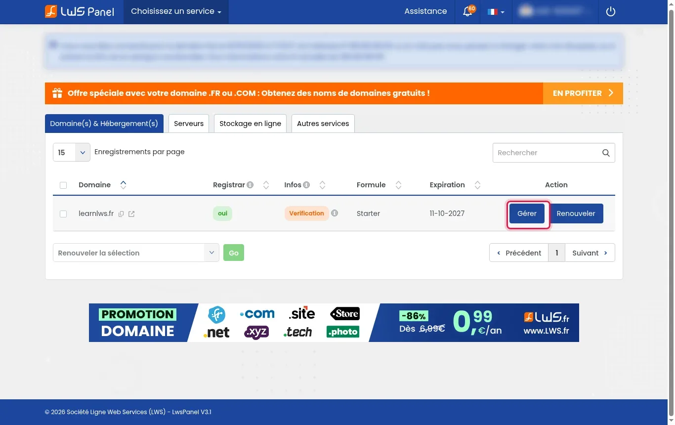 Cr&eacute;er une pr&eacute;-production WordPress et la mettre en ligne