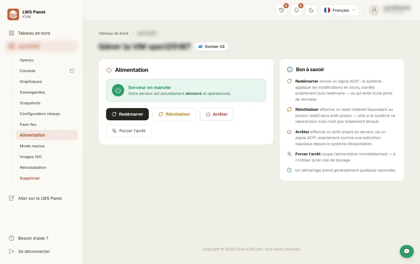 D&eacute;marrer un VPS KVM sur un ISO d&eacute;j&agrave; mont&eacute;