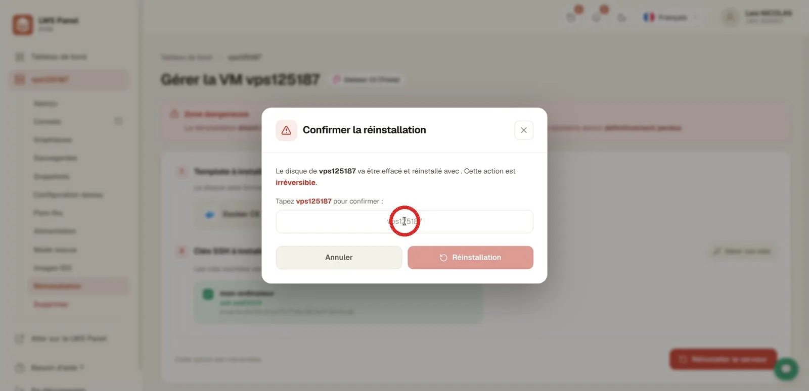 Comment installer Docker sur son VPS LWS avec le template Docker CE