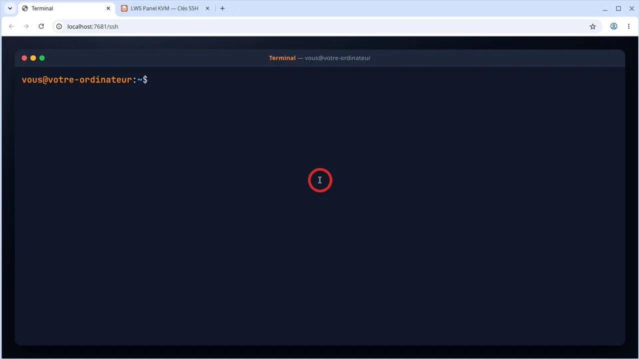 Comment se connecter &agrave; son VPS LWS avec une cl&eacute; SSH