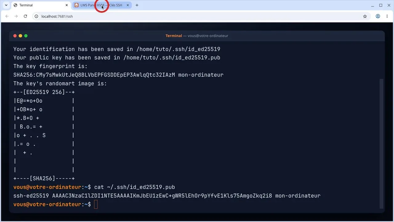 Comment se connecter &agrave; son VPS LWS avec une cl&eacute; SSH