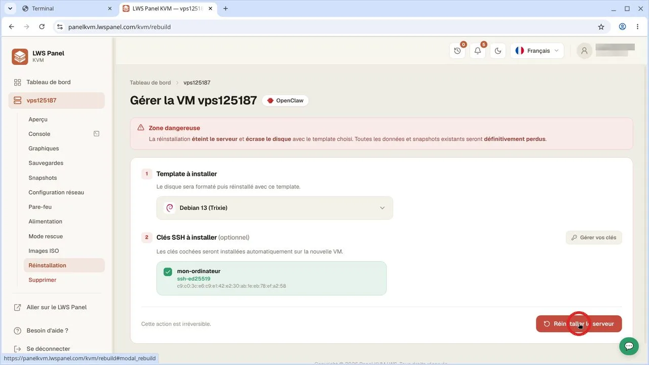 Comment se connecter &agrave; son VPS LWS avec une cl&eacute; SSH